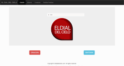 Desktop Screenshot of eldialdelcielo.com