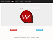Tablet Screenshot of eldialdelcielo.com